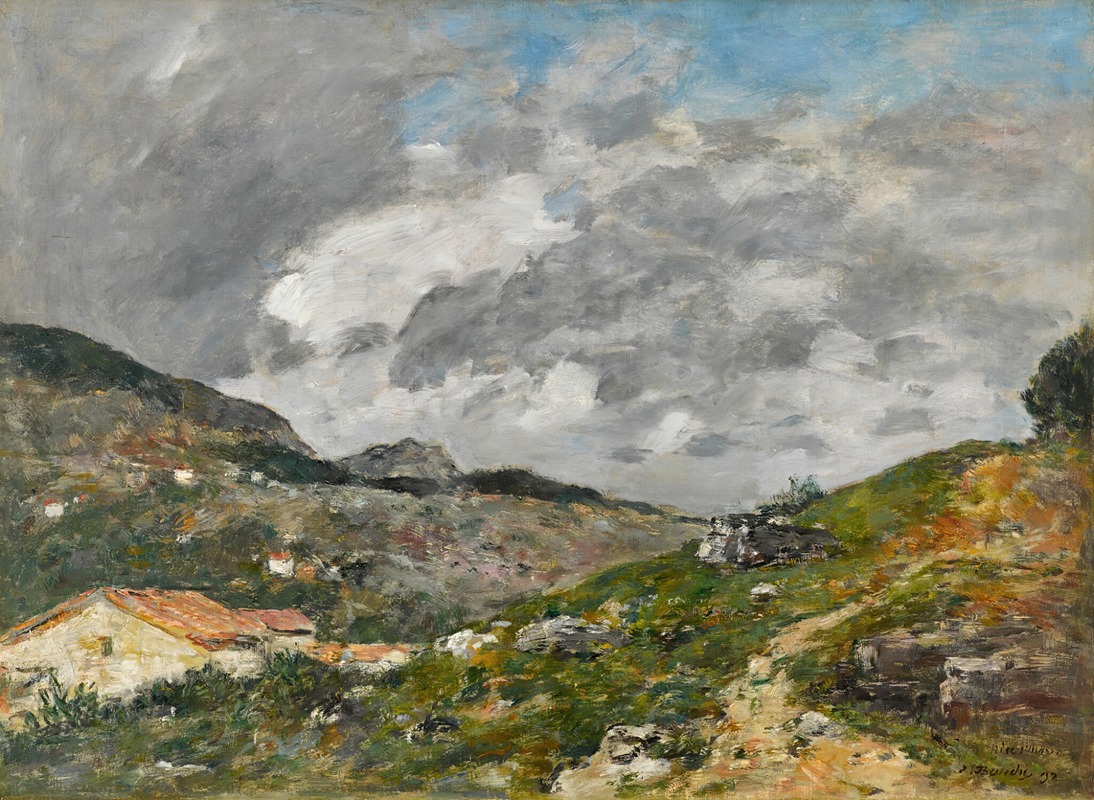 Eugène Boudin - Montagnes, Environs de Nice