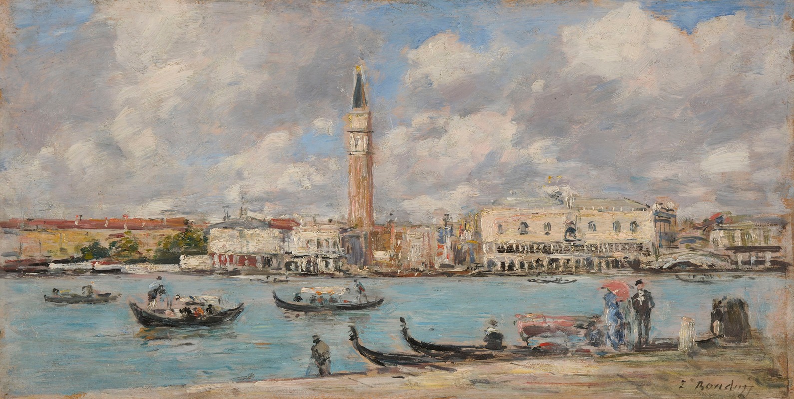 Eugène Boudin - Venise. San Giorgio
