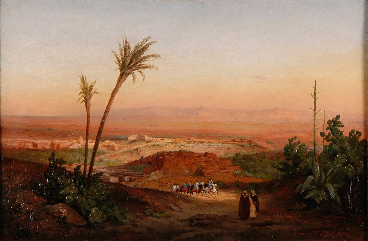 Ferdinand Duboc - Vue d’une partie de la plaine d’Oran