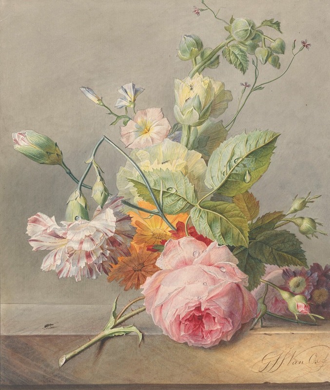 Georgius Jacobus Johannes van Os - Floral Still Life