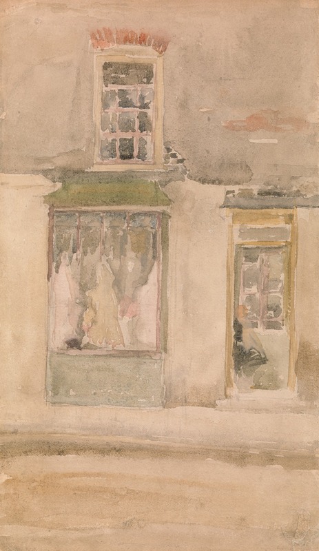 James Abbott McNeill Whistler - The Dressmaker’s Shop