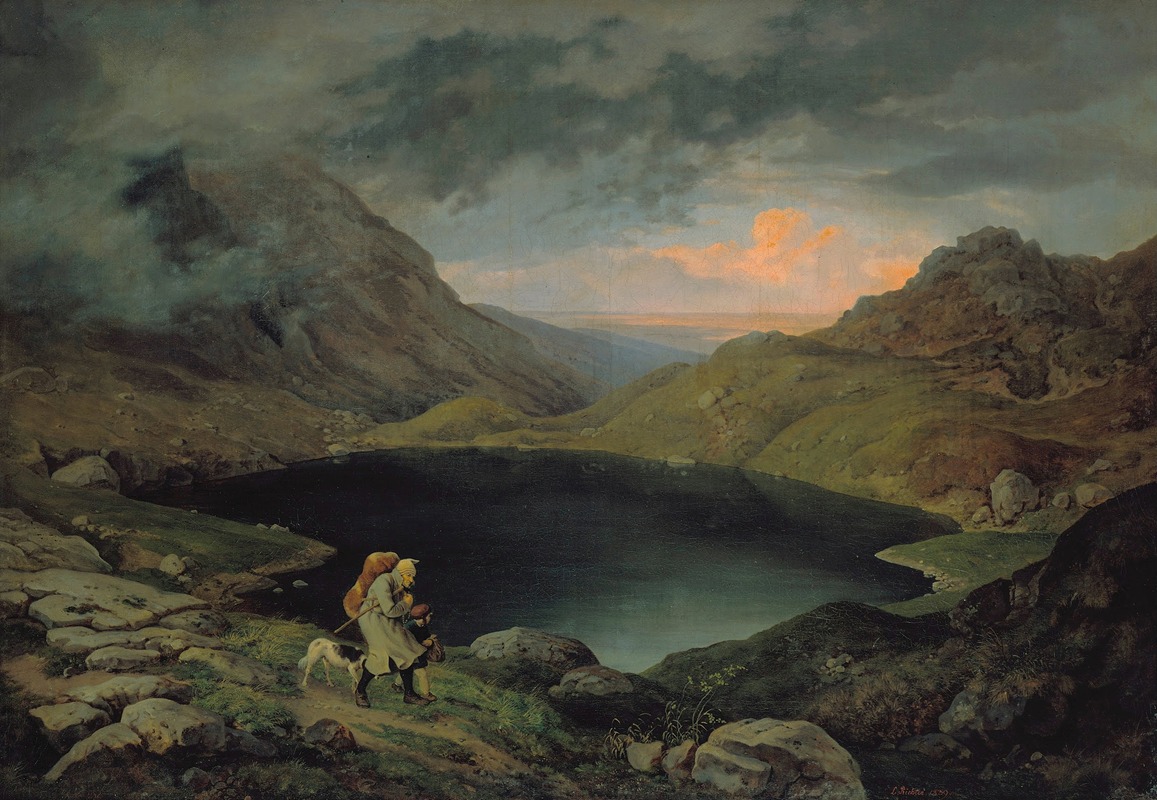 Gustav Karl Ludwig Richter - Lake in the Riesengebirge