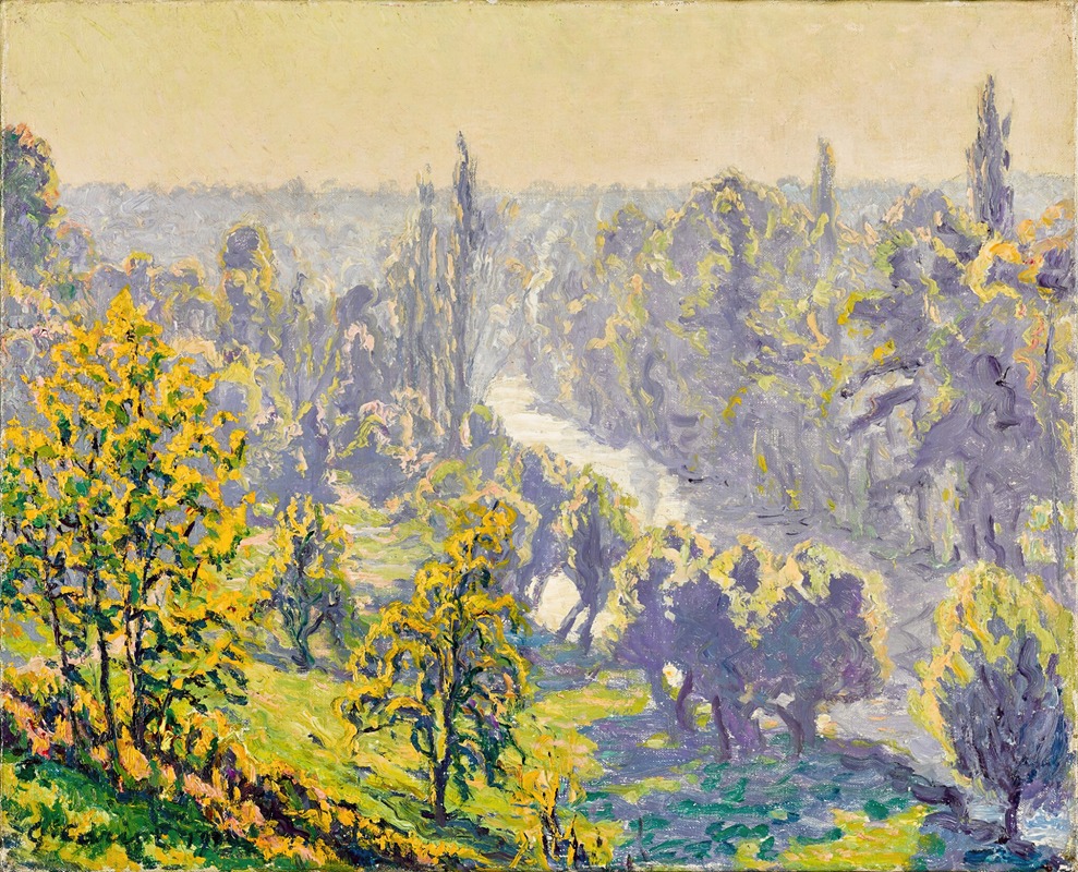 Gustave Cariot - Périgny, automne, matinée sur l’Yerres