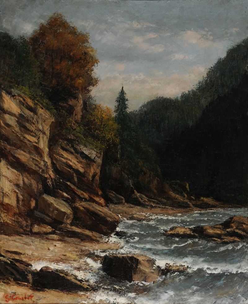 Gustave Courbet - Bords du lac Léman