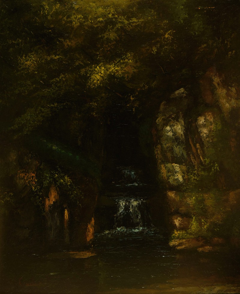 Gustave Courbet - Paysage sans ciel