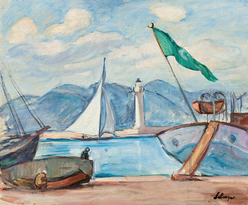 Henri Lebasque - Le port de Saint-Tropez