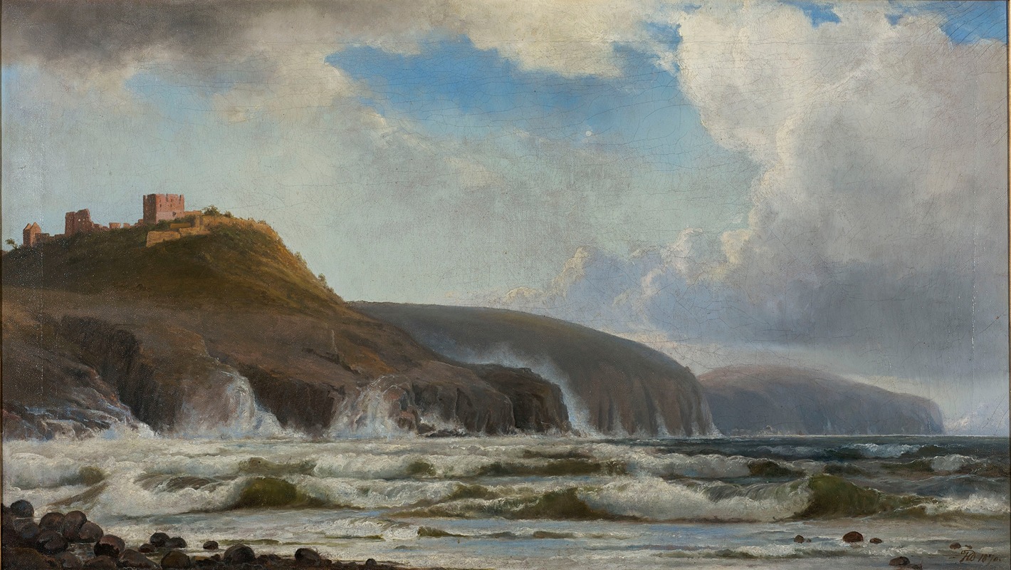 Holger Drachmann - The coast south of Hammershus