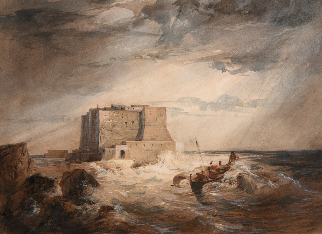 Jacques-Raymond Brascassat - Le Château de l’Œuf à Naples