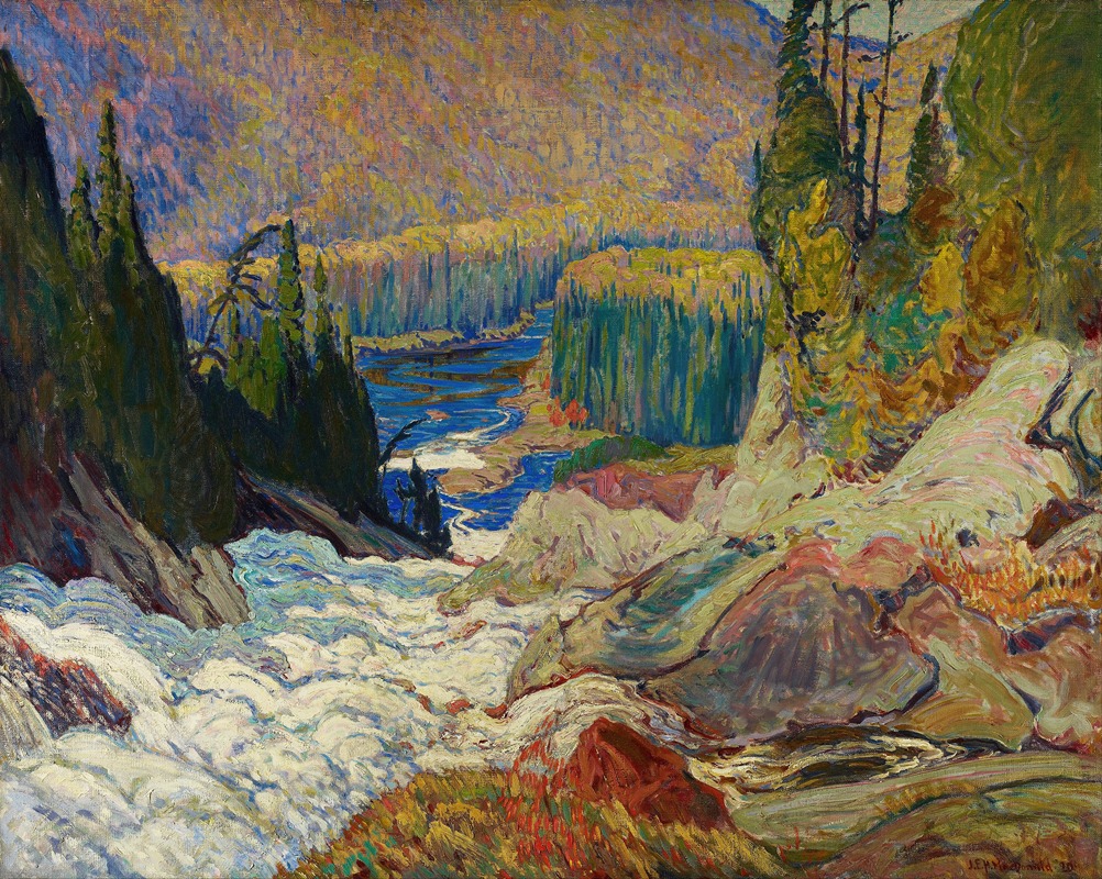 James Edward Hervey MacDonald - Falls, Montreal River