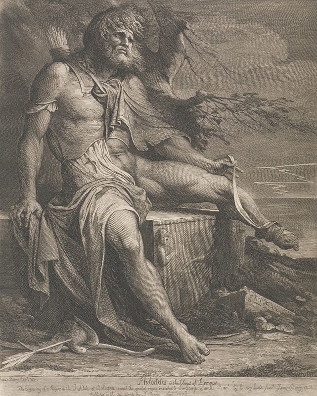 James Barry - Philoctetes in the Island of Lemnos