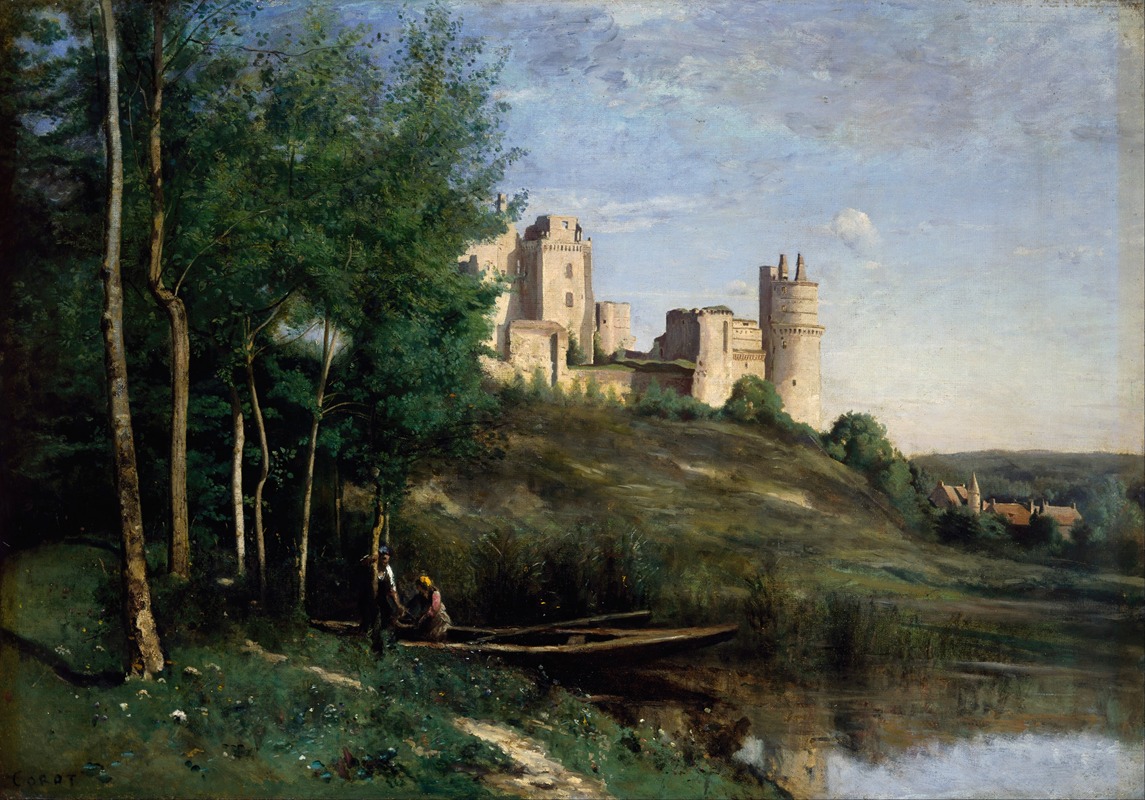 Jean-Baptiste-Camille Corot - Ruins of the Château de Pierrefonds