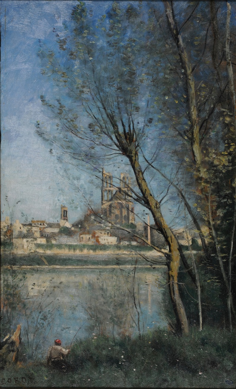 Jean-Baptiste-Camille Corot - Mantes (le matin)