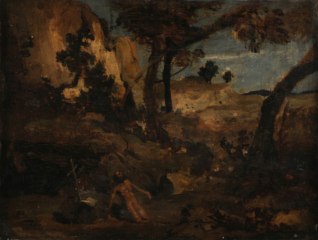 Jean-Baptiste-Camille Corot - Saint Jérôme