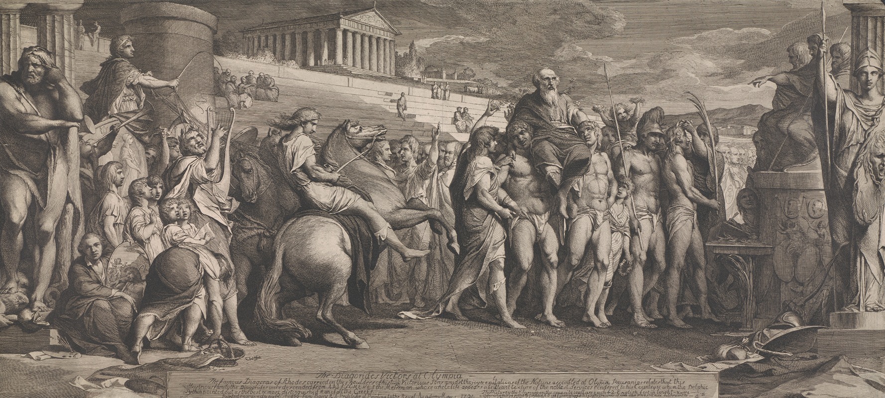 James Barry - The Diagorides Victors at Olympia (Design for the Walls of the Great Room of the Society for the Encouragement of the Arts)