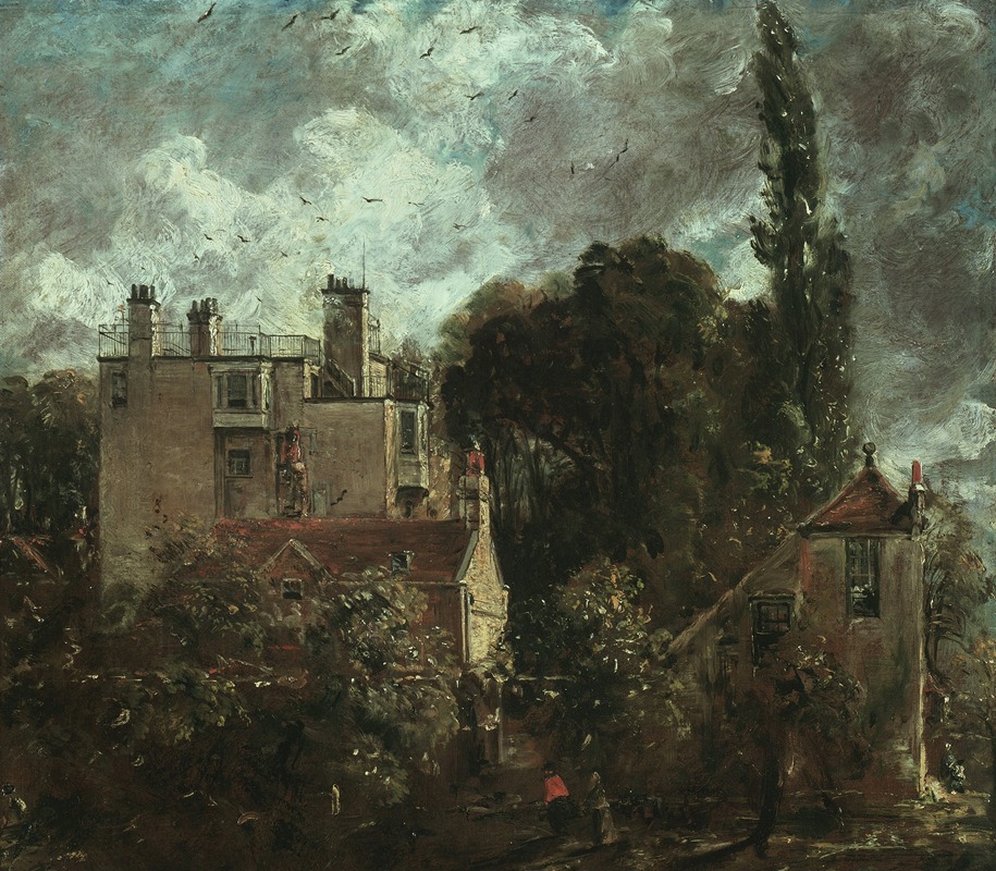 John Constable - The Grove, or the Admiral’s House in Hampstead