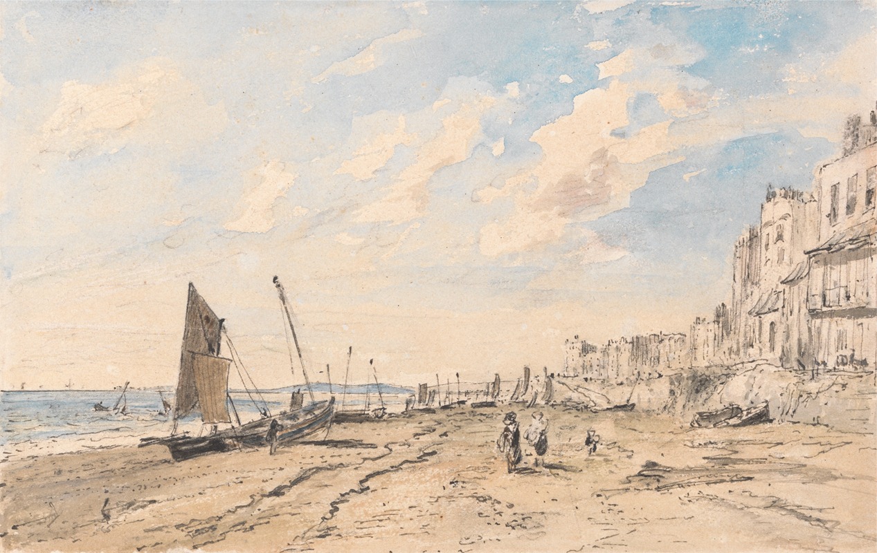 John Constable - Brighton Beach Looking West