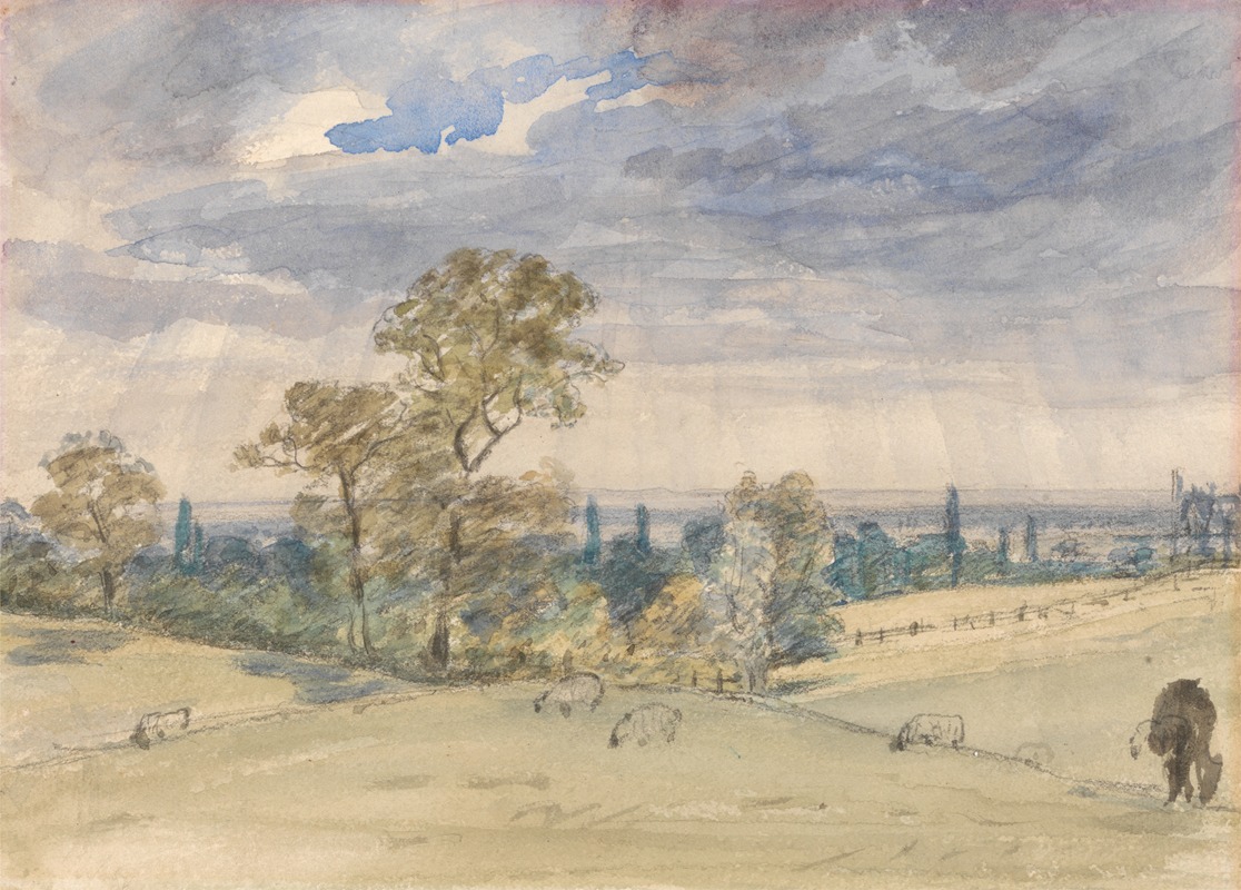 John Constable - Suffolk Landscape