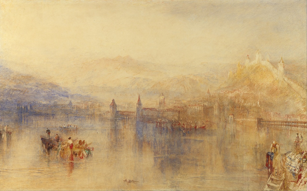 Joseph Mallord William Turner - Lucerne from the Lake