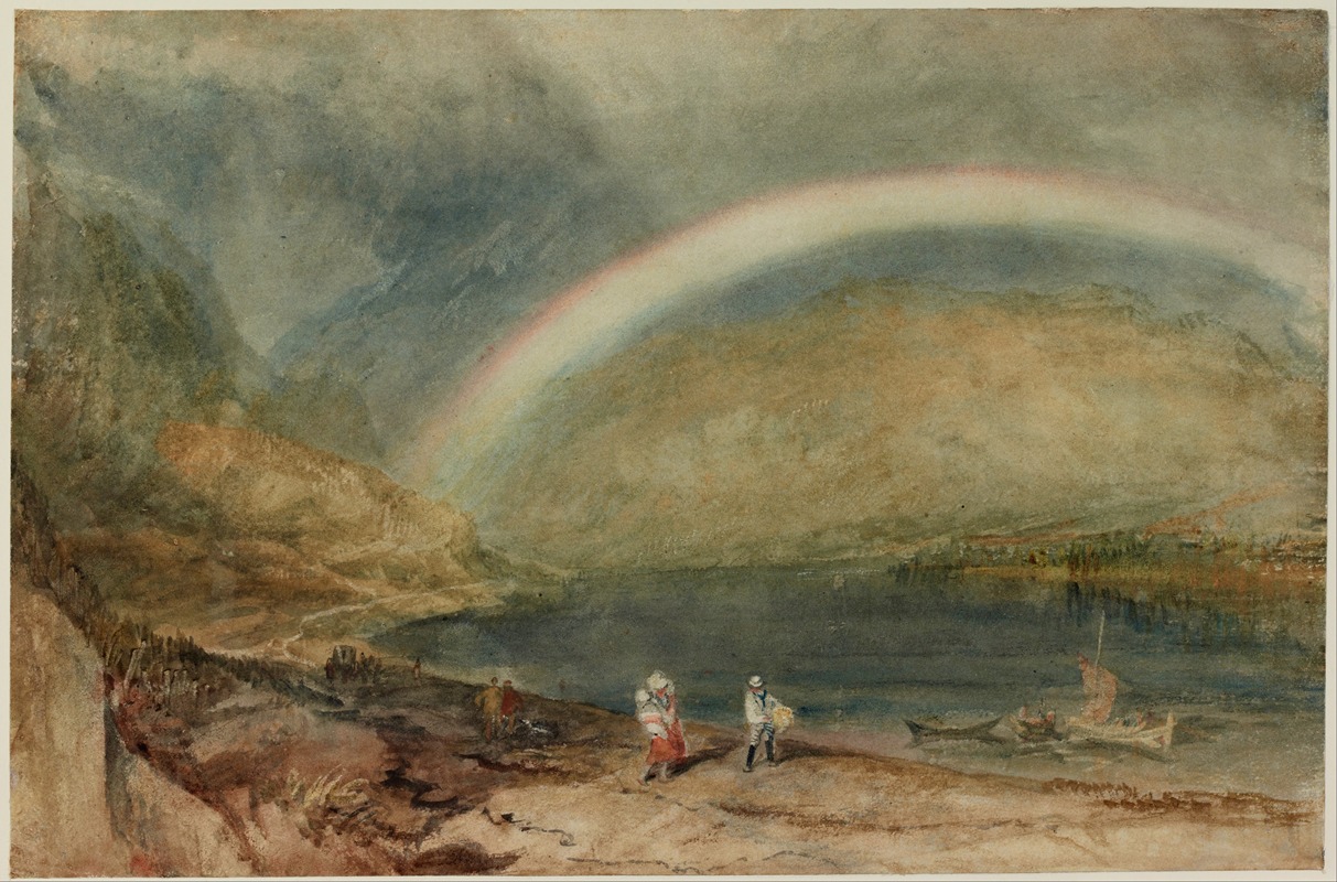 Joseph Mallord William Turner - The Rainbow; Osterspai and Filsen