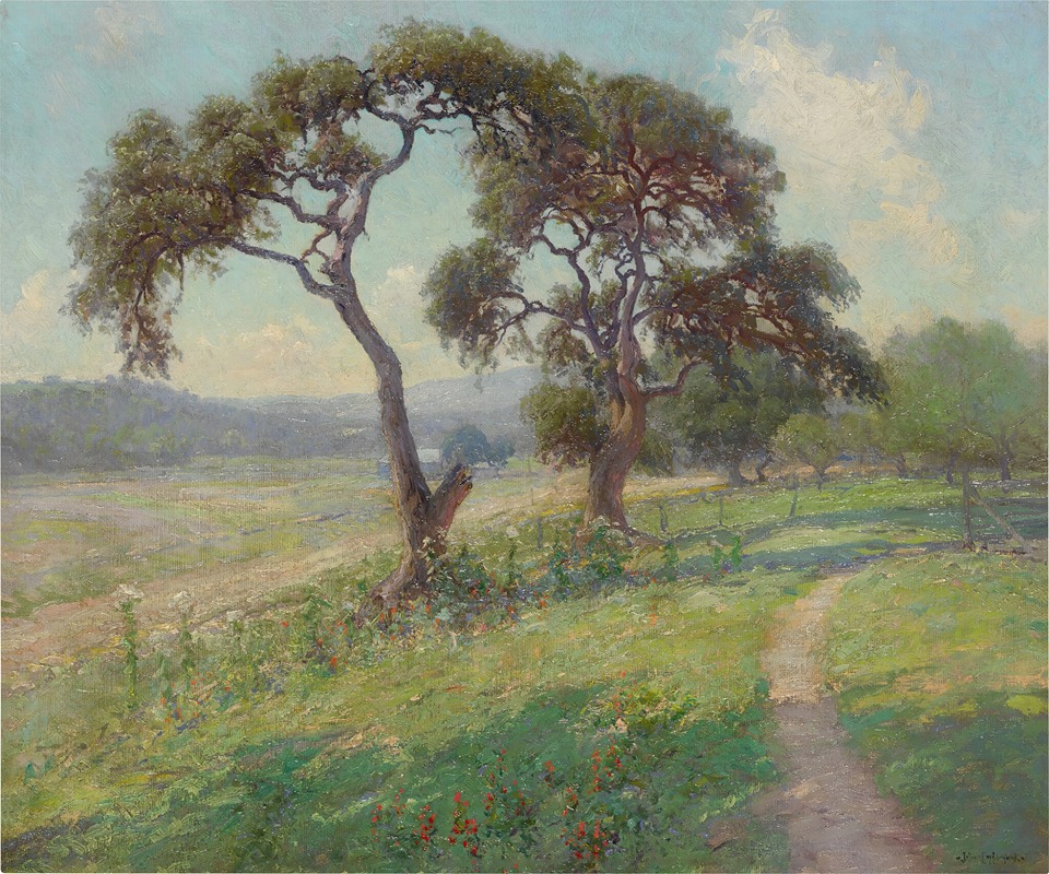 Julian Onderdonk - Untitled (Texas Hill Country Landscape)