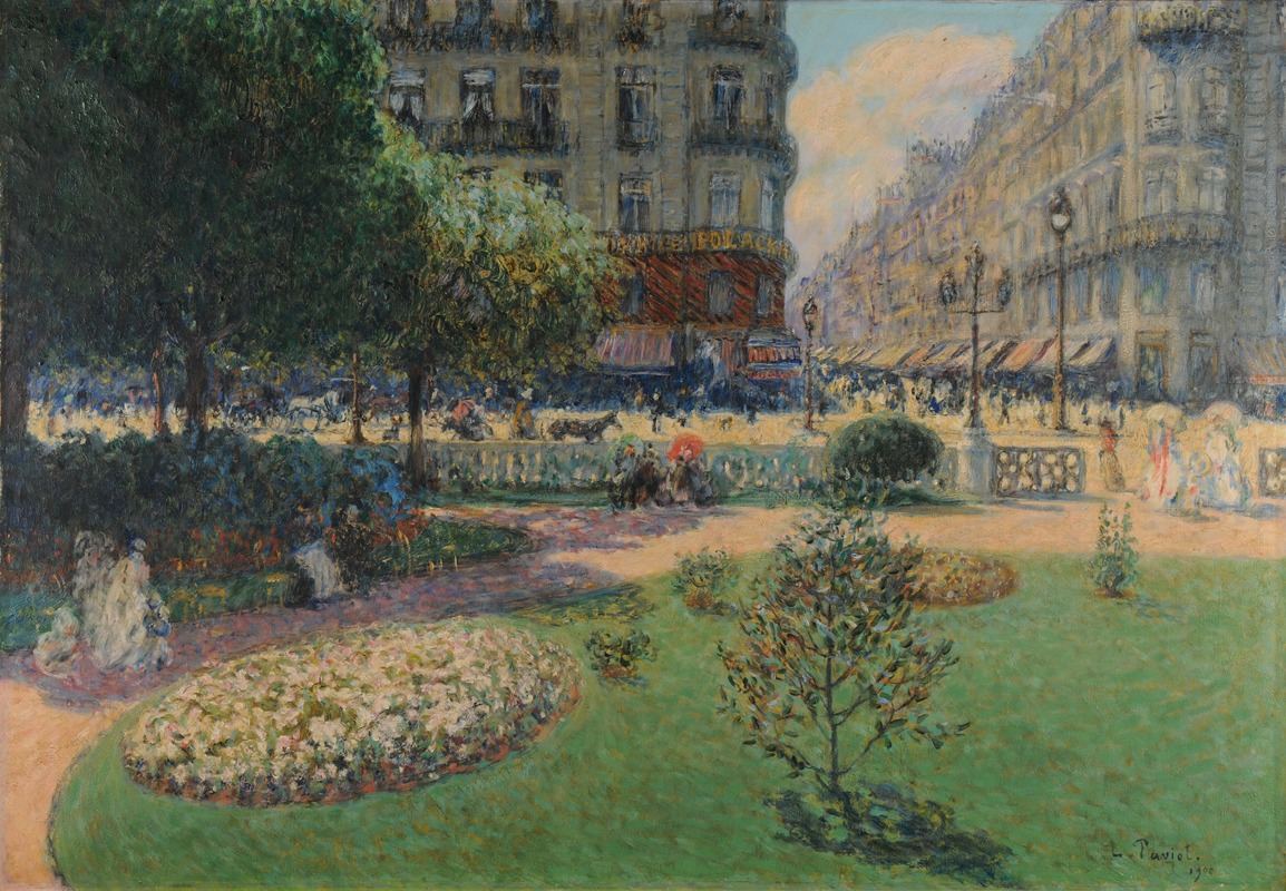 Louis Paviot - Le Square de la Trinité