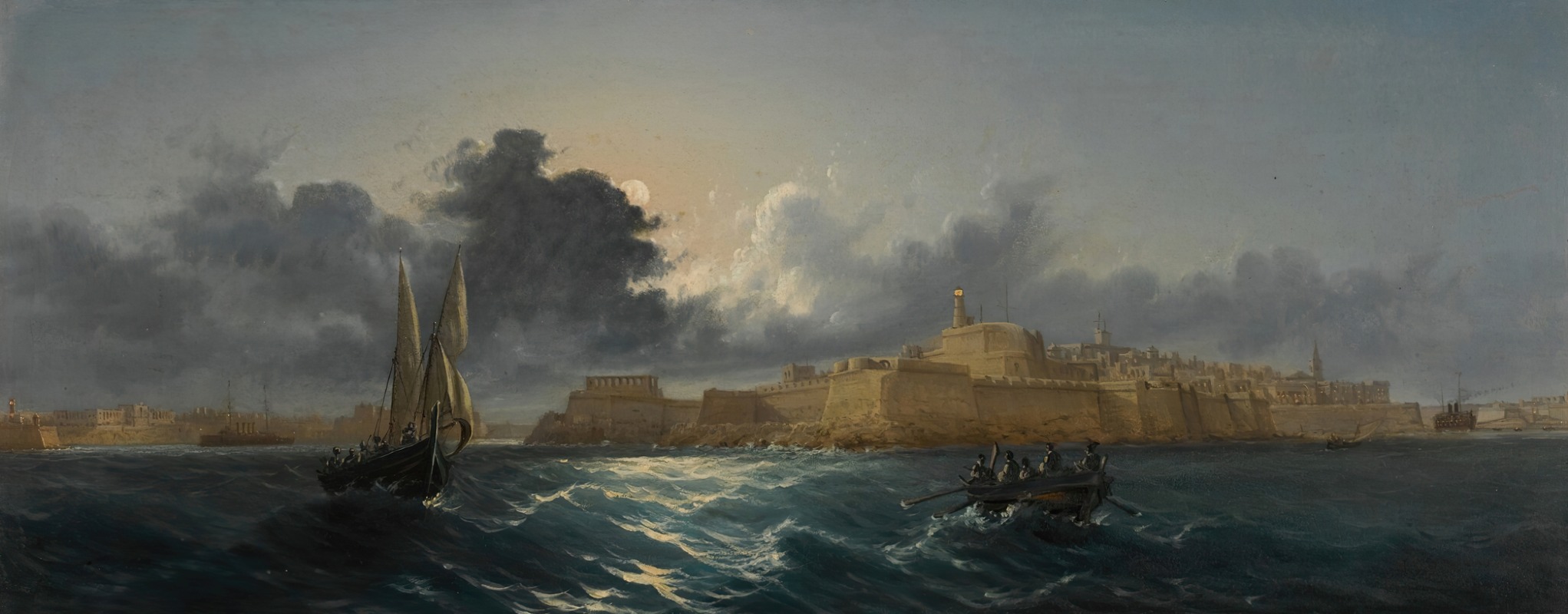 Luigi Galea - View of Fort Ricasoli, Malta