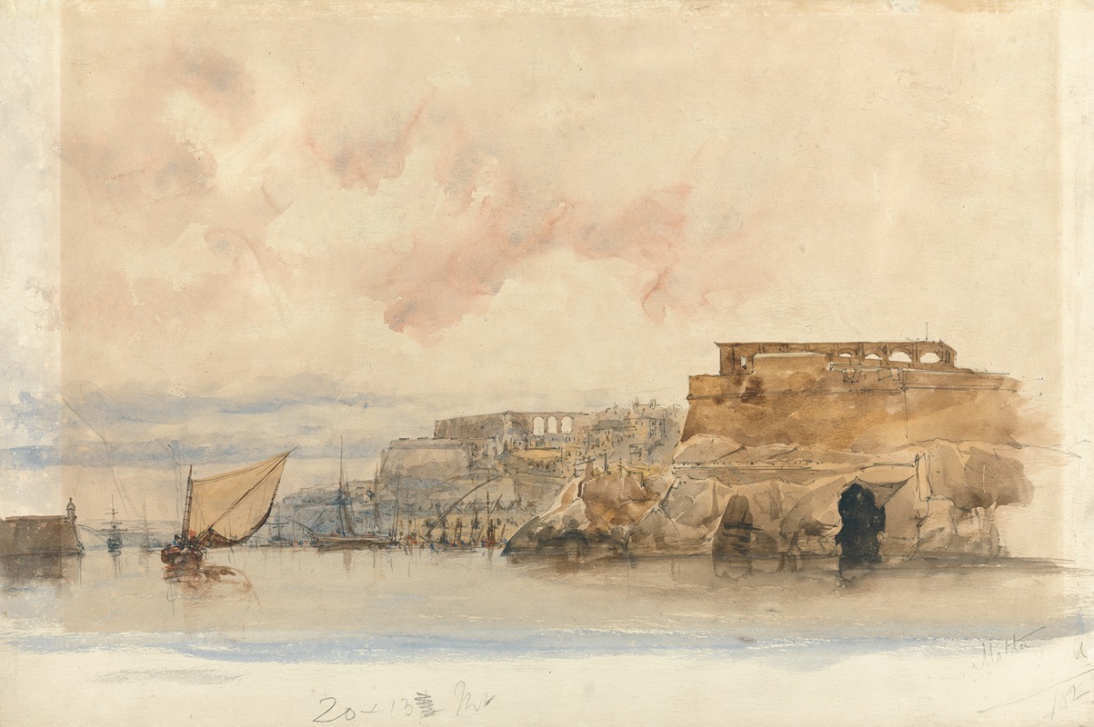 James Holland - View of Valetta, Malta
