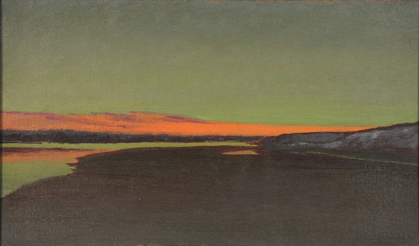 Charles Marie Dulac - Coucher de soleil