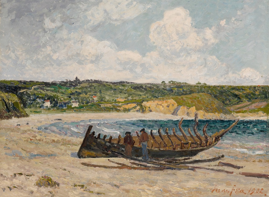 Maxime Maufra - Le Vieux bateau, Morgat