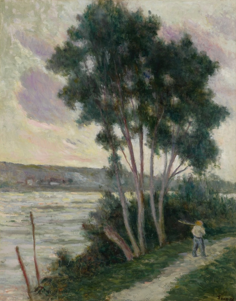 Maximilien Luce - Sandrecourt, le chemin au bord de la rivière