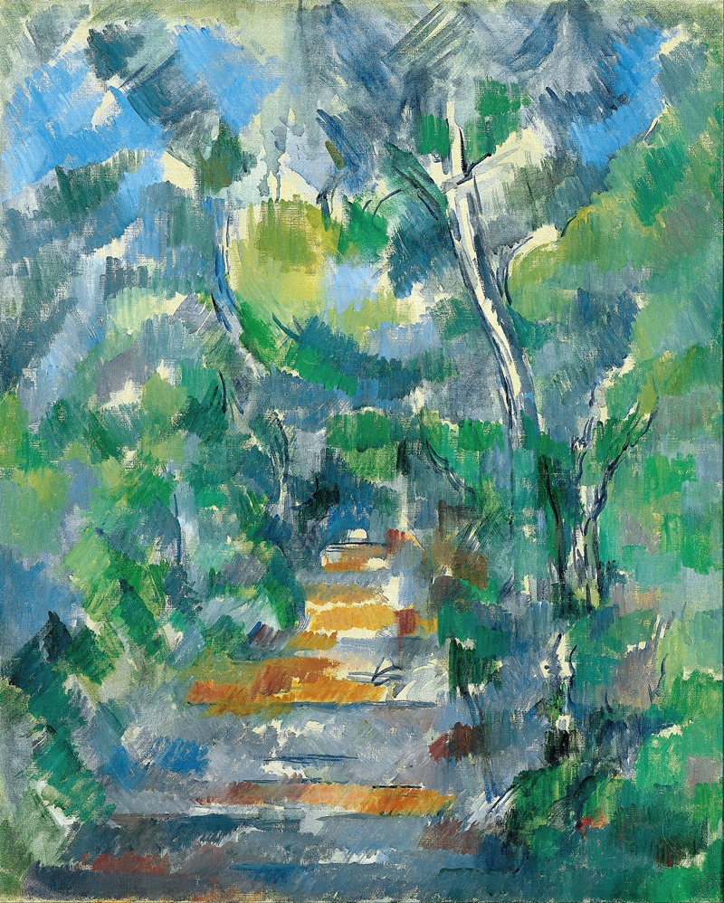 Paul Cézanne - Forest Scene (Path from Mas Jolie to Château noir)