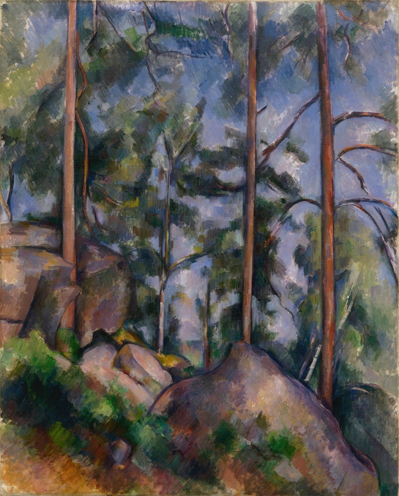 Paul Cézanne - Pines and Rocks