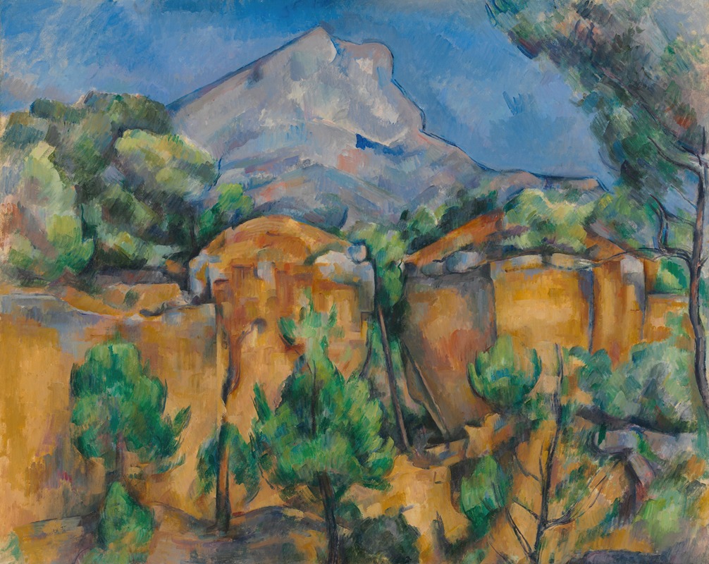 Paul Cézanne - La Montagne Sainte-Victoire vue de la carrière Bibémus