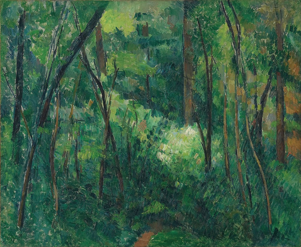 Paul Cézanne - Interior of a forest