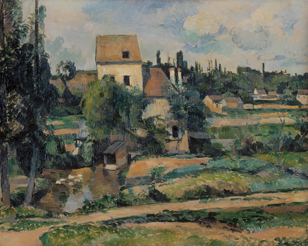 Paul Cézanne - Mill on the Couleuvre at Pontoise