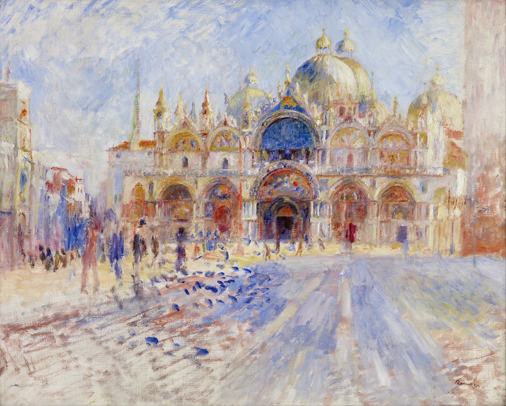 Pierre-Auguste Renoir - The Piazza San Marco, Venice