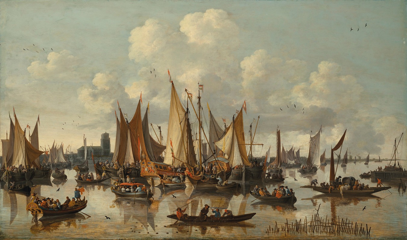 Pieter Bout - The visit of William III of Orange to Dordrecht in 1672