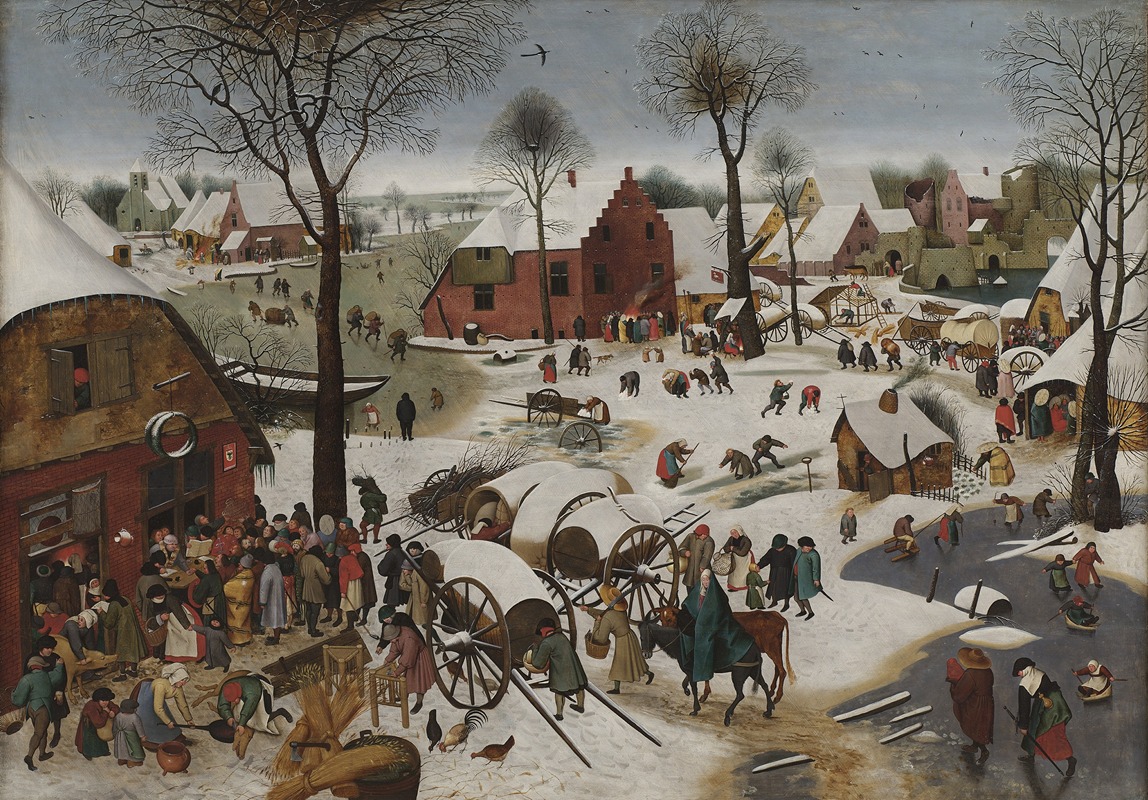 Pieter Brueghel The Younger - The Census at Bethlehem, After Pieter Brueghel the Elder