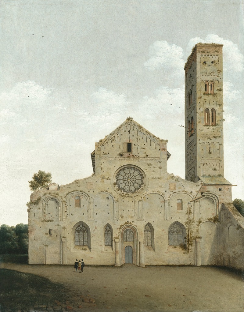 Pieter Jansz Saenredam - The West Façade of the Church of Saint Mary in Utrecht