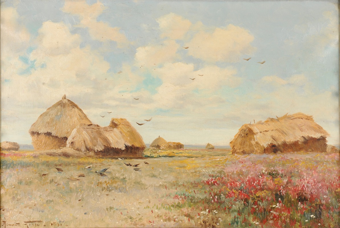 Armand Guéry - fleurs à Orainville