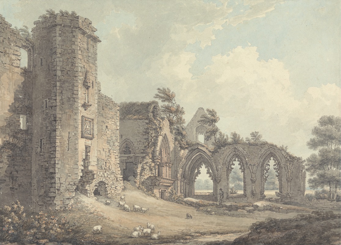 Thomas Hearne - The Ruins of the College of Lincluden, Near Dumfries