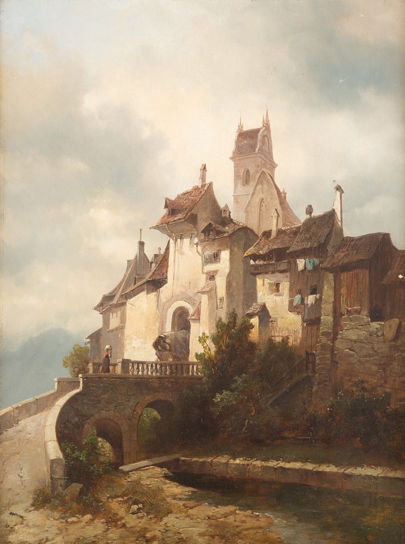 Adolf Gustav Thamm - Medieval town