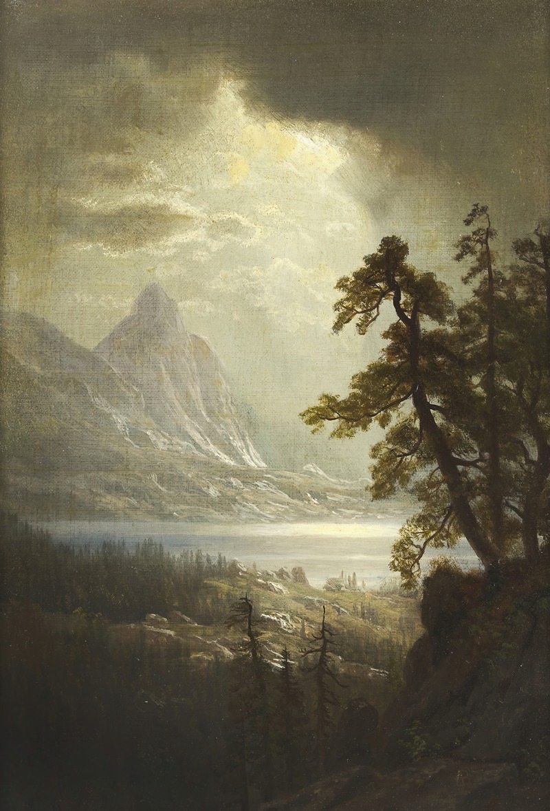 Albert Bierstadt - Estes Park Morning, Colorado