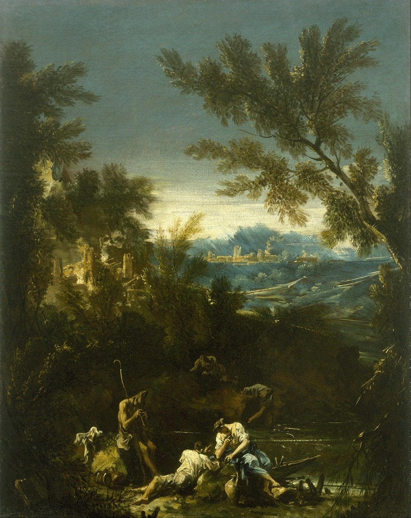 Alessandro Magnasco - Landscape with Figures
