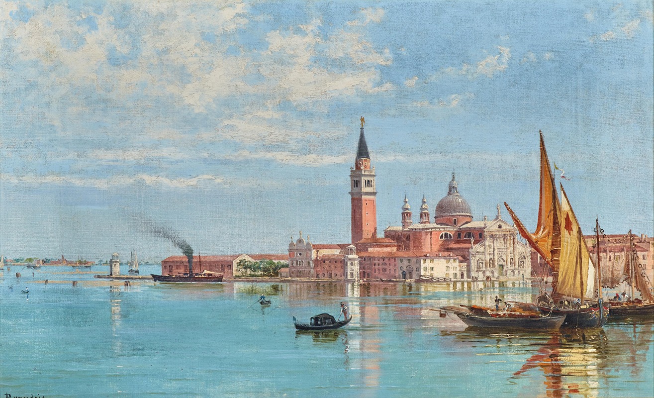 Antonietta Brandeis - Venice, a View of San Giorgio Maggiore