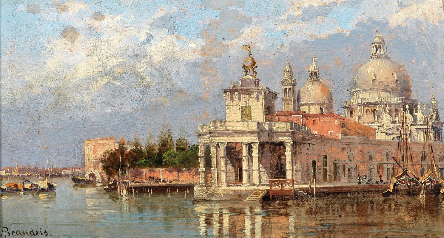 Antonietta Brandeis - Venice, Santa Maria della Salute with Old Dogana