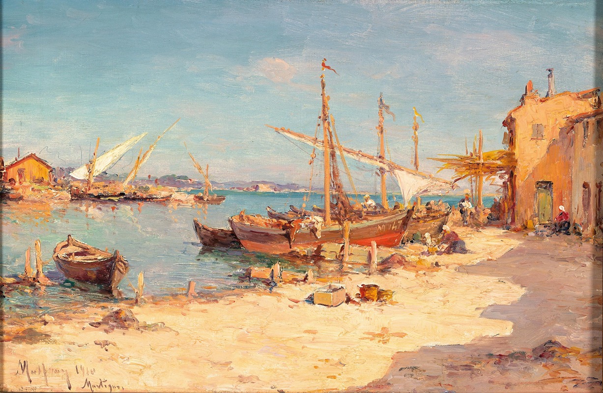 Charles Malfroy - A Scene in Martigues
