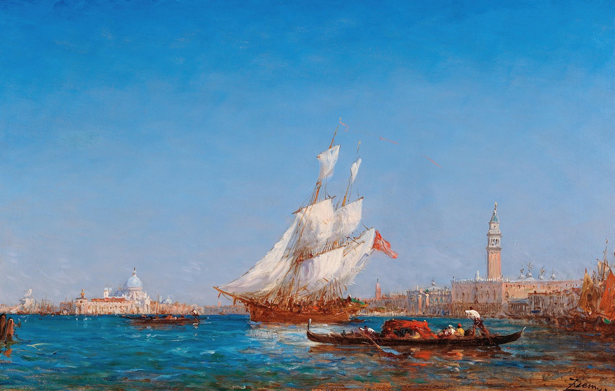 Félix Ziem - Venice, the Bacino di San Marco