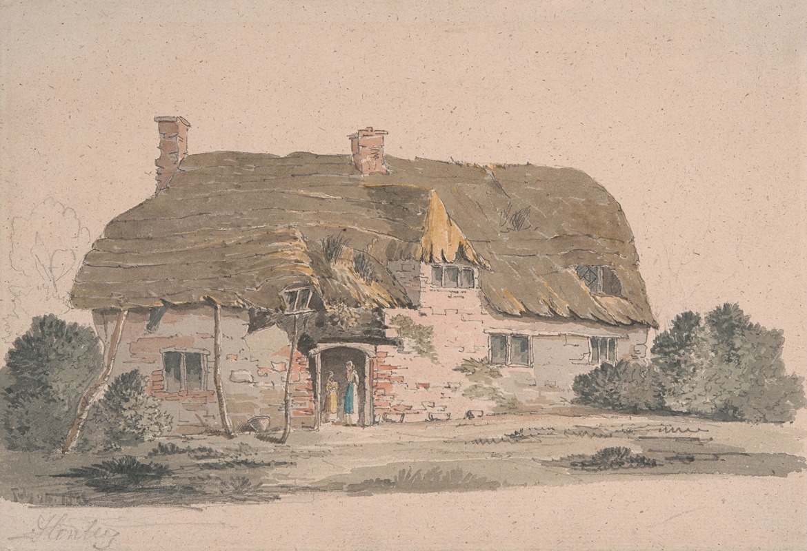 John Baverstock Knight - Thatched Cottage near Henley