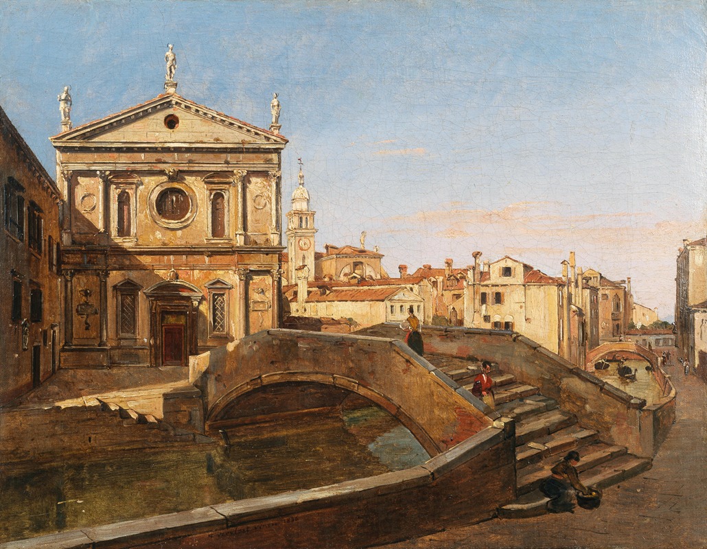 Frans Vervloet - Venice, Church of San Sebastiano